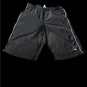 Kids Black Athletic Shorts